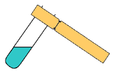 Téchnique de chauffage d'un tube à essais